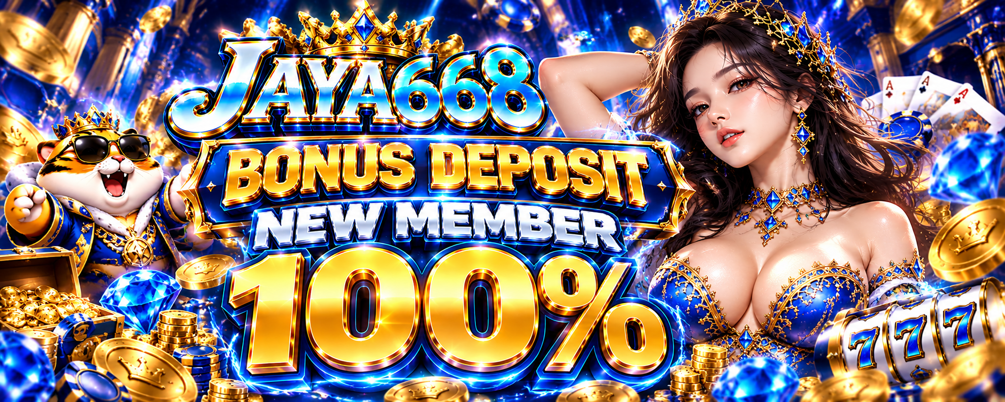 BONUS NEW MEMBER 100%